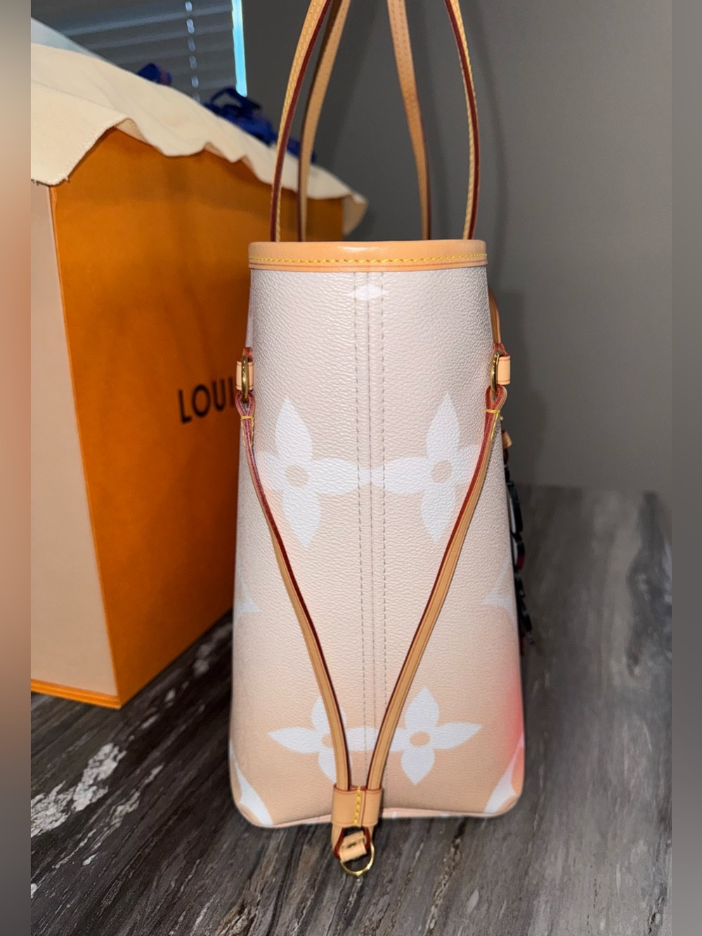 Louis Vuitton By The Pool Neverfull MM Mist/Brume - Picture 6 of 16
